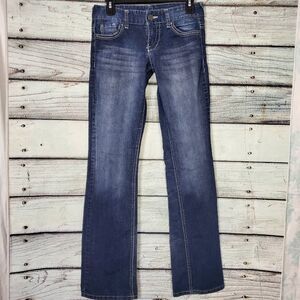 Maurices Straight Leg Blue Jeans Women’s Size 1/2 Long